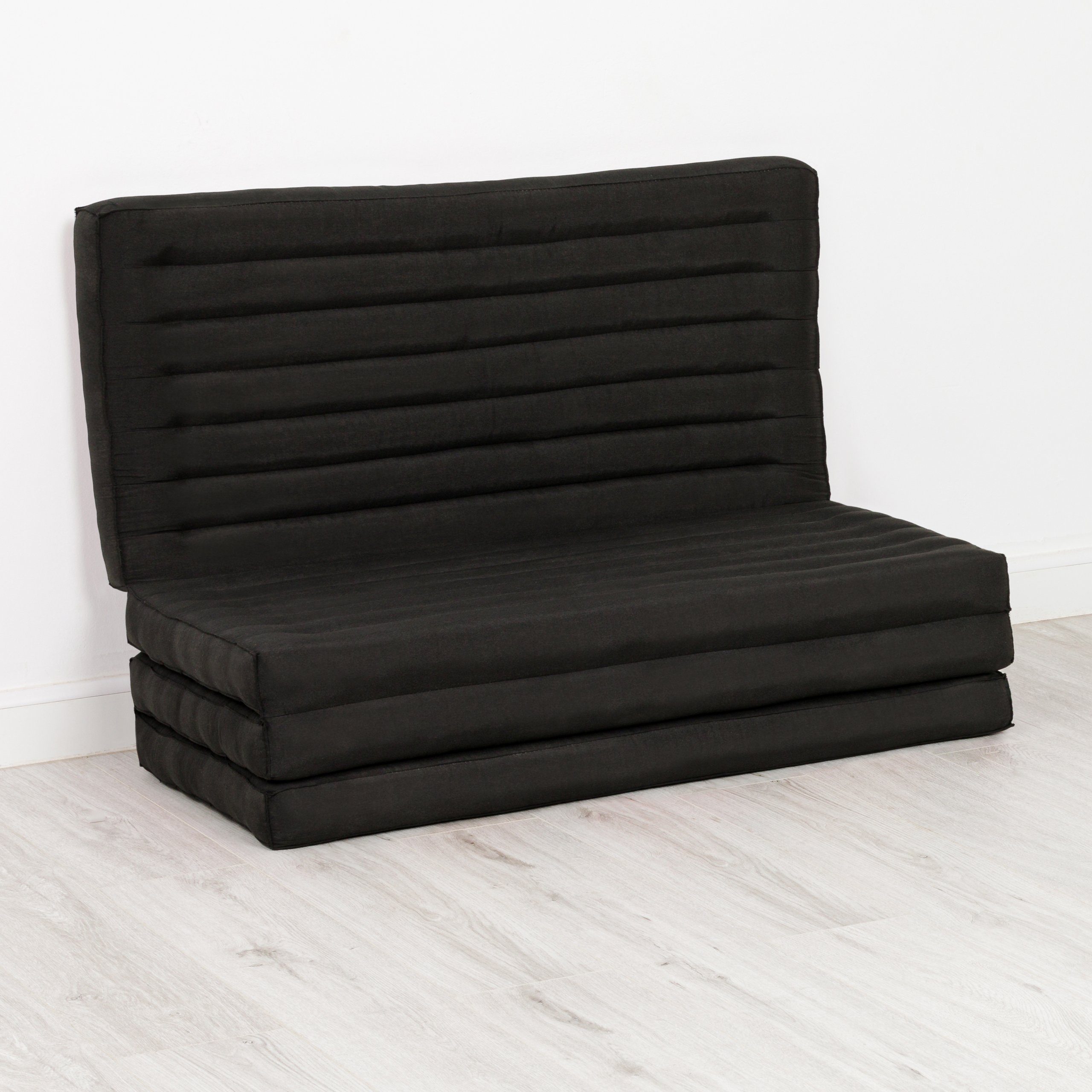 Klappmatratze Klappmatratze 110 cm (Basic) vegan und handgefertigt, 200x110x8cm, livasia, 8 cm hoch, Kapok