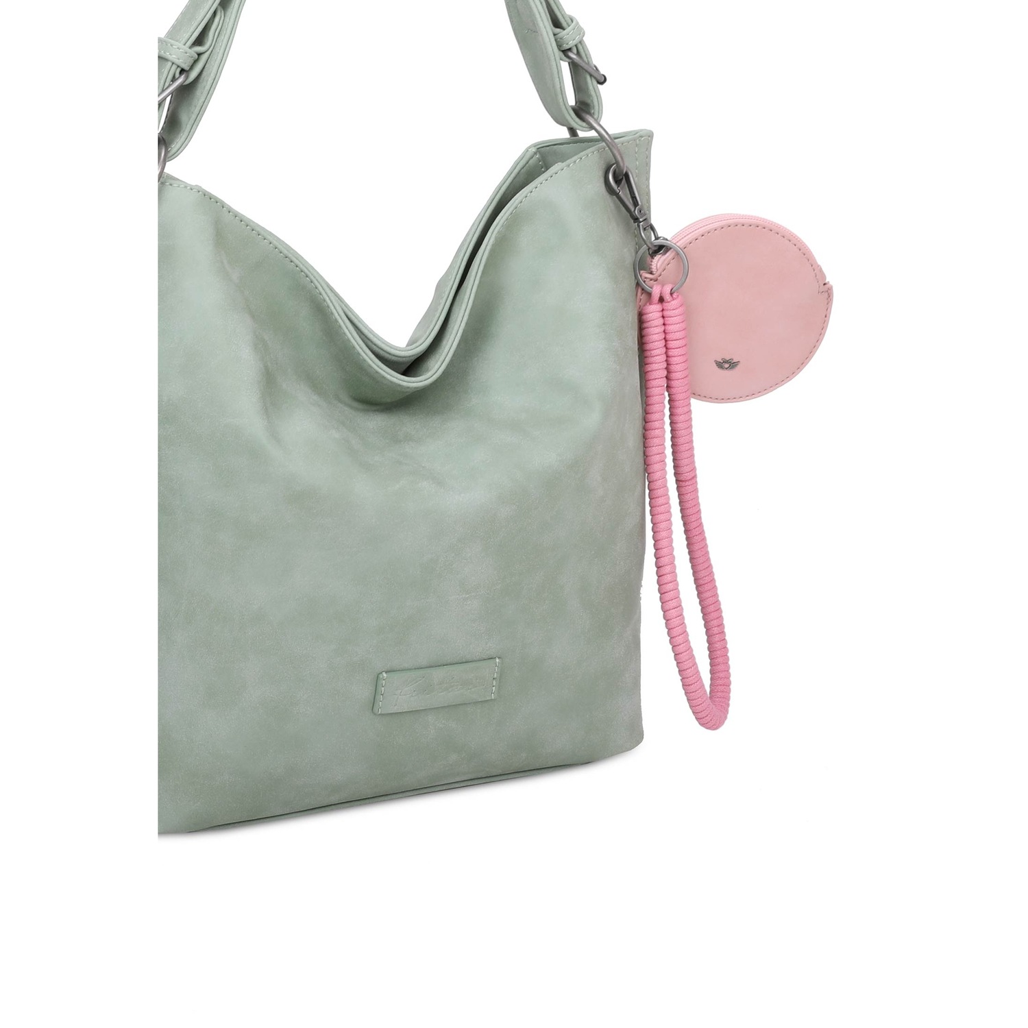 Schultertasche Fritzi01N mit abnehmbarer Schlüsselschlange und Taschenanhänger