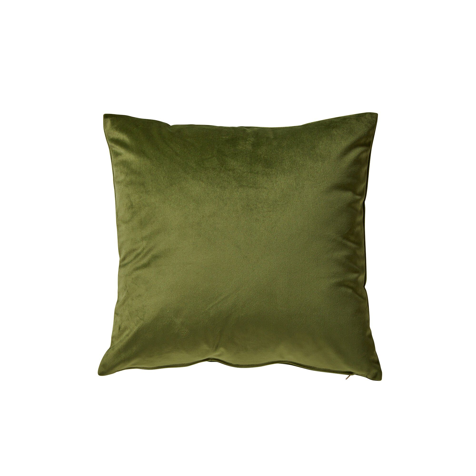Housse coussin en velours uni