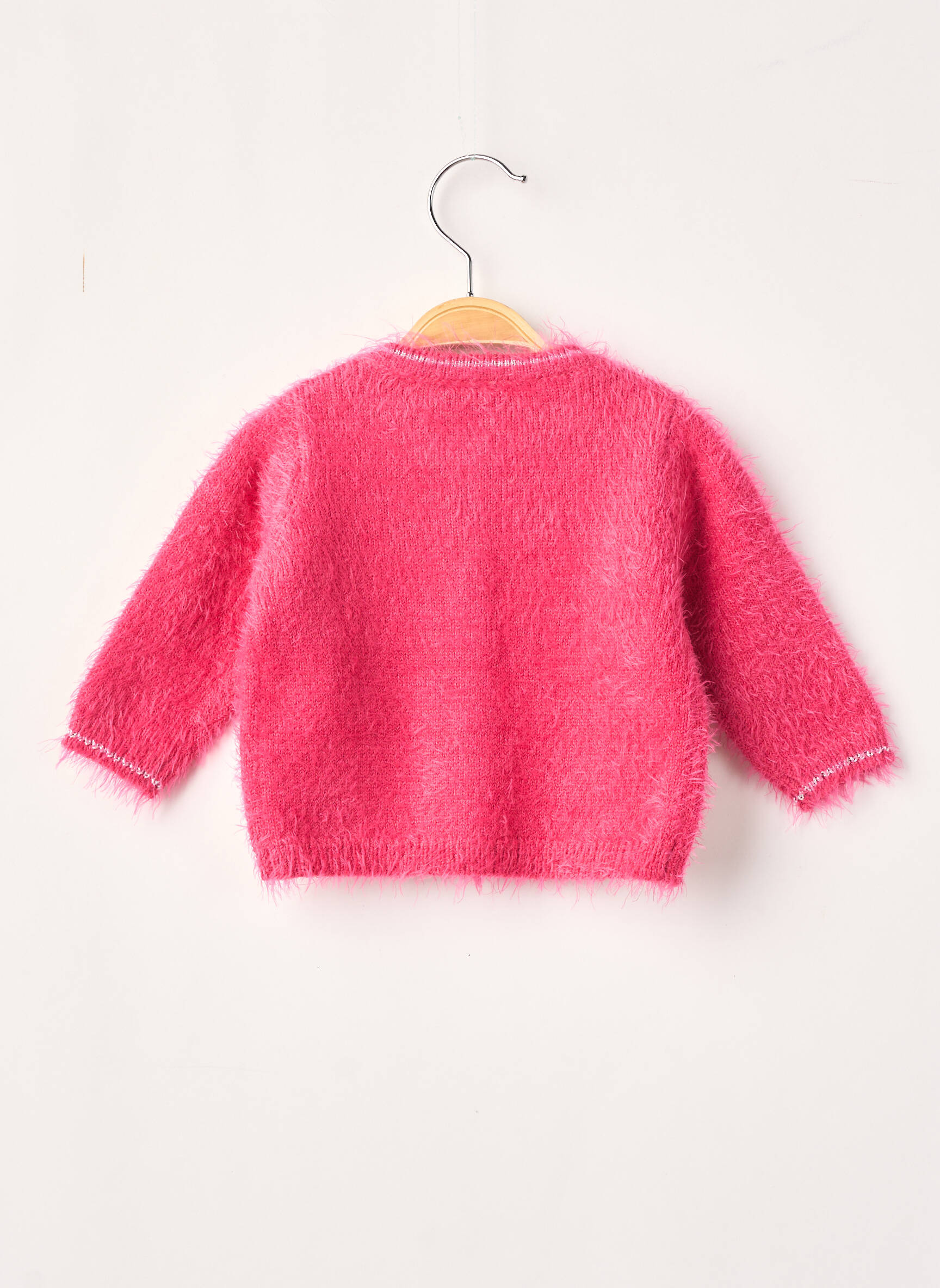 3 Pommes Fine Maille Fille couleur rose