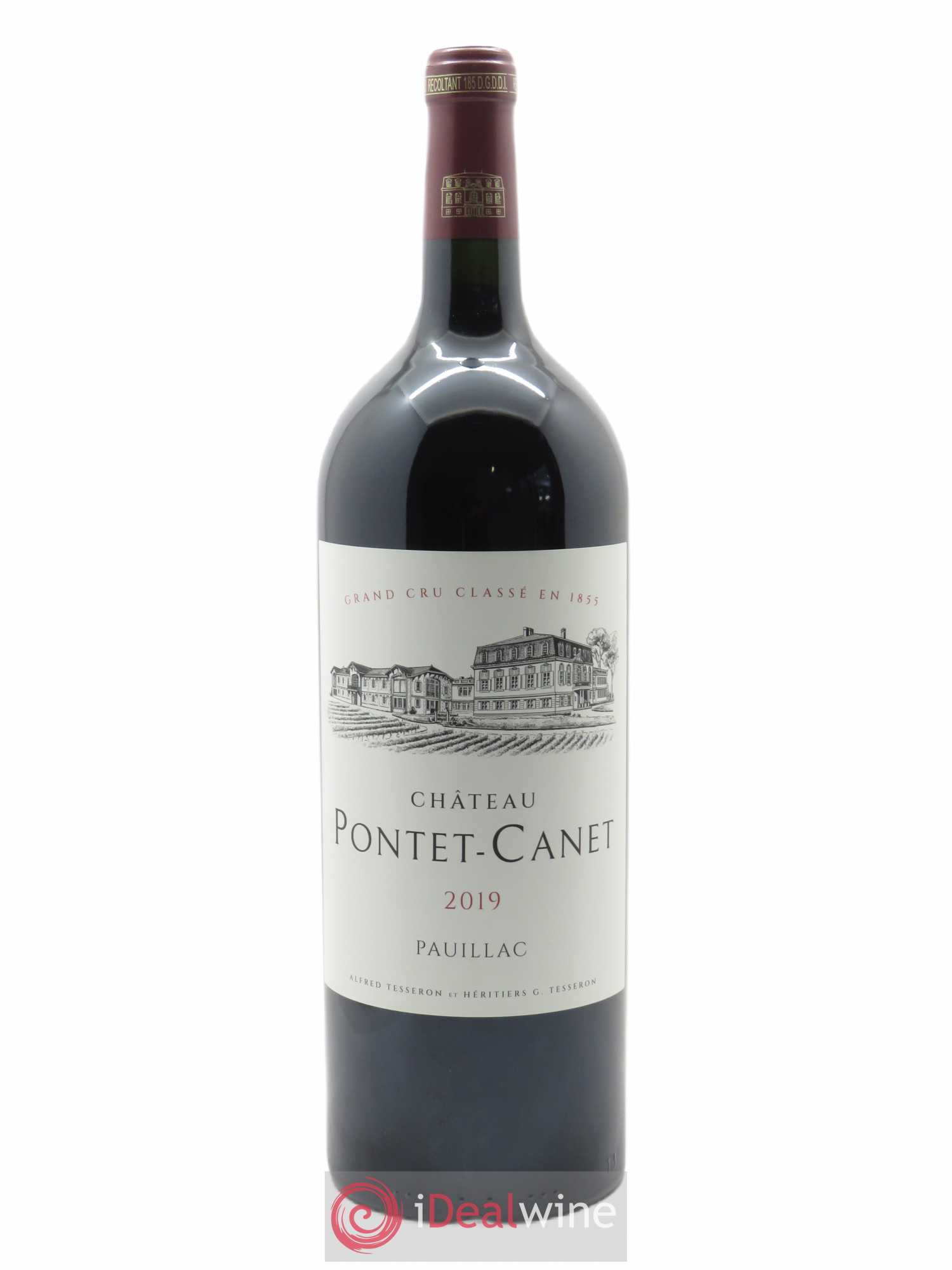 Château Pontet Canet 5ème Grand Cru Classé (CBO à partir de 6 MG) 2019 - Lot de 1 Magnum