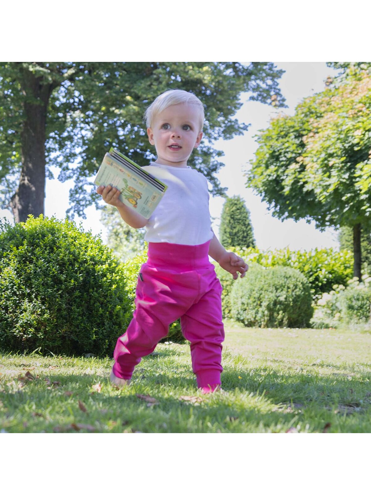 Baby Wohlfühlhose, fuchsia