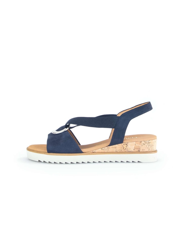 Gabor Comfort Keilsandaletten in blau günstig kaufen