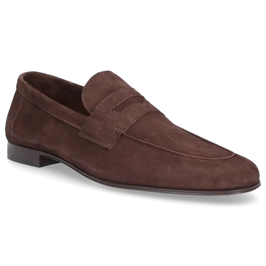 EN AVANT - Loafer CARSON CINO Veloursleder - braun