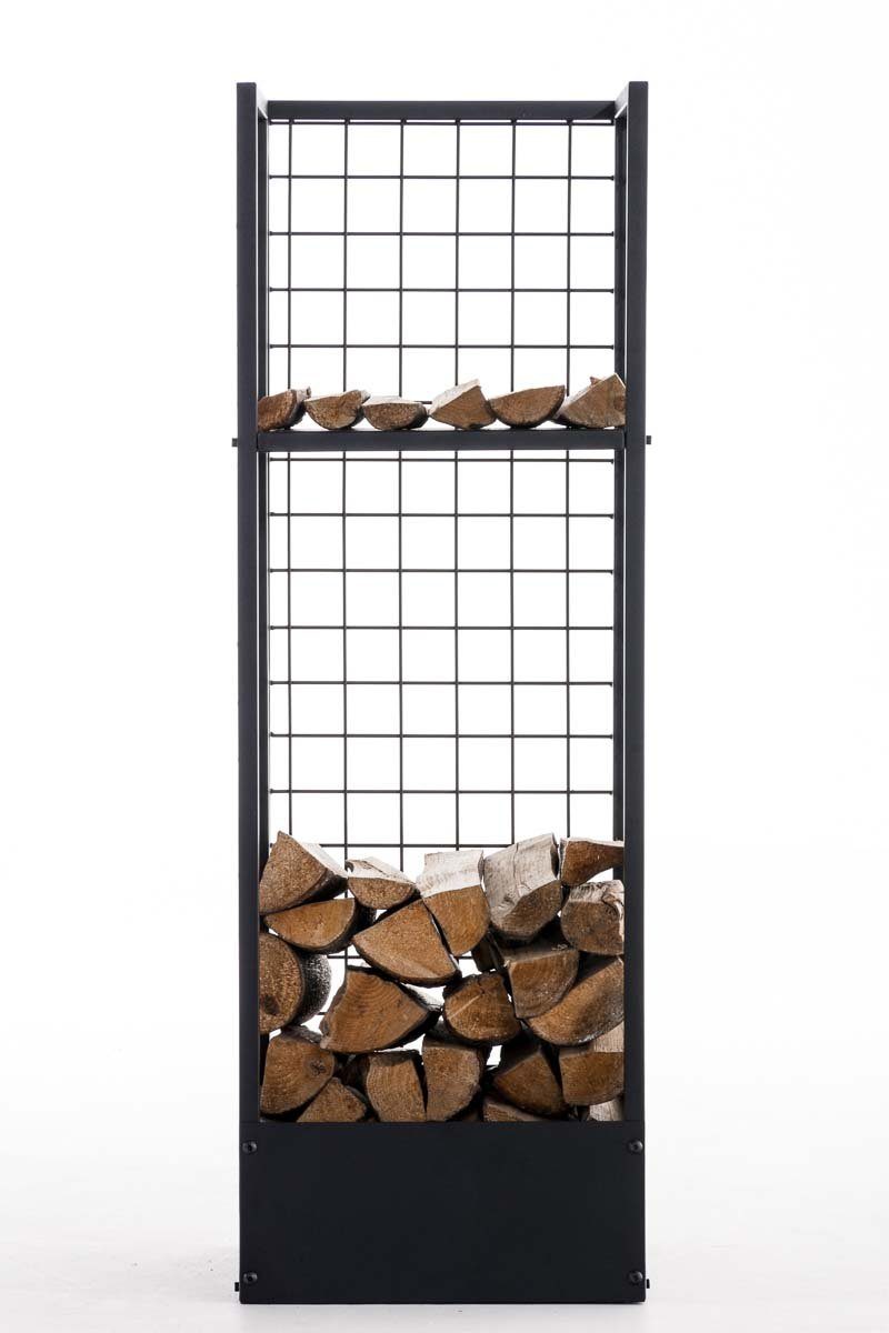 CLP Kaminholzregal Forrest, BxTxH:40x40x120 cm, Metall, schwarz