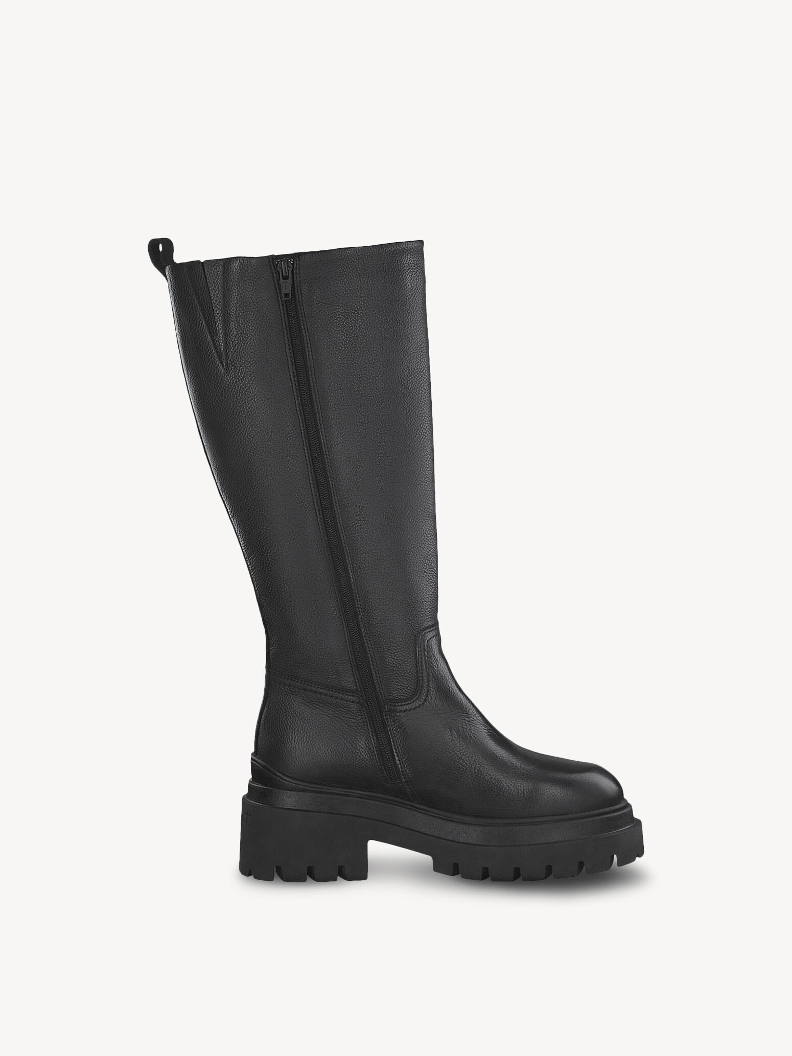 Bottes en cuir - noir