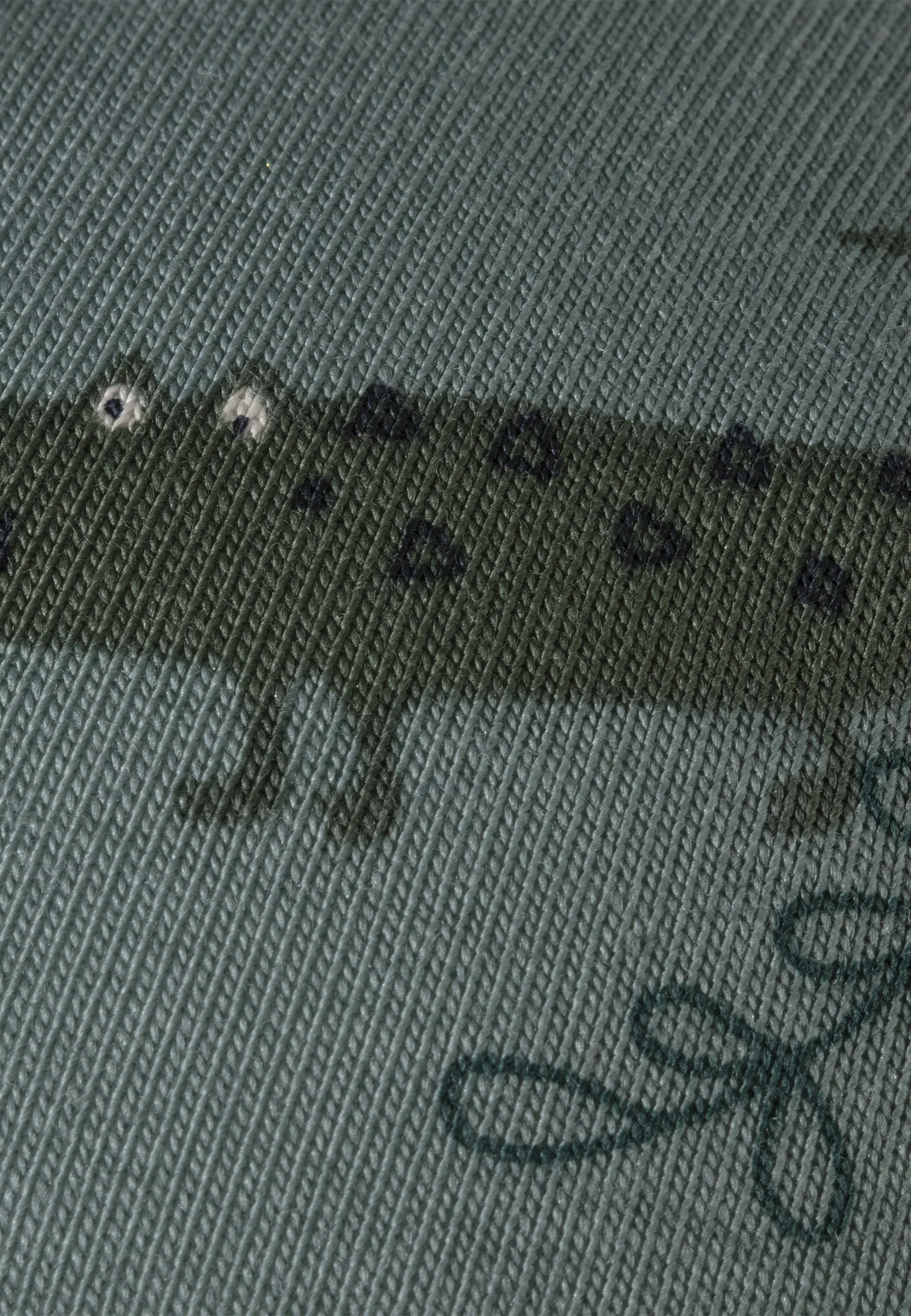 Beanie mit Öhrchen und bedruckt mit Tiermotiv