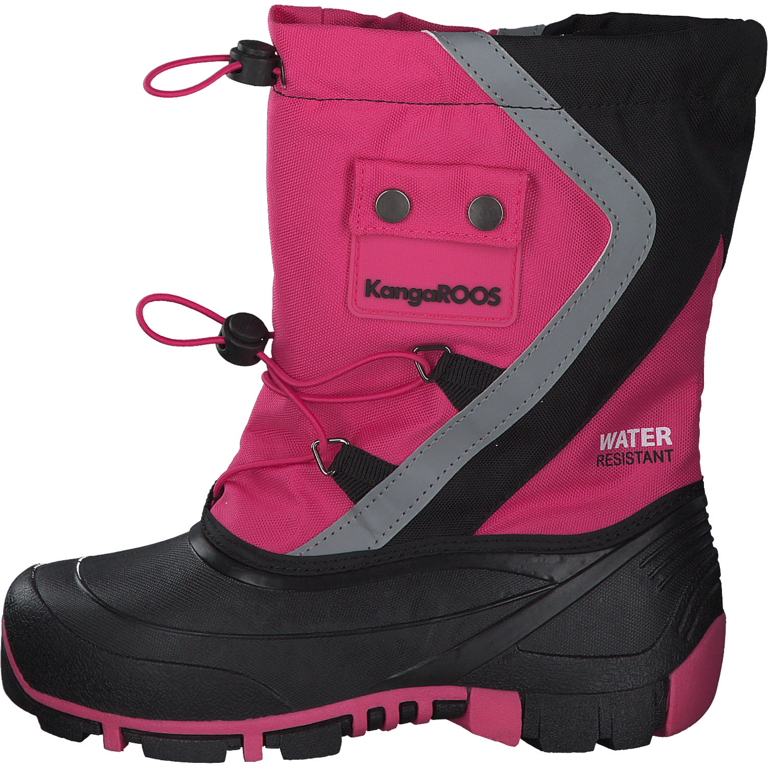 KangaROOS Kanga-Bean II 18927, Winterschuhe (Kinder), Kinder, daisy pink/jet black