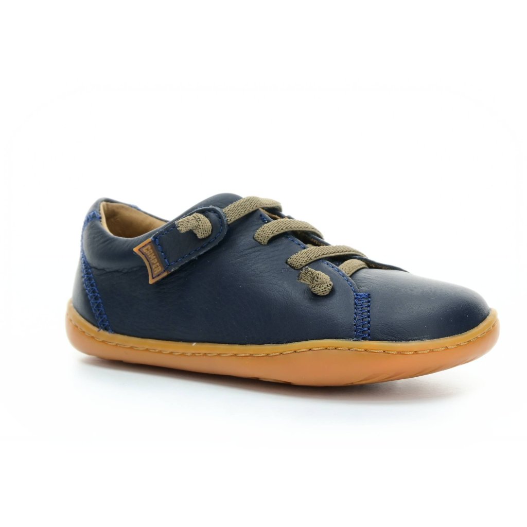 Camper Peu Cami Denim / Path Barfuß-Sneakers (80212-077, First Walkers)