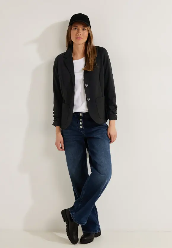 CECIL Sweatblazer mit Raffung