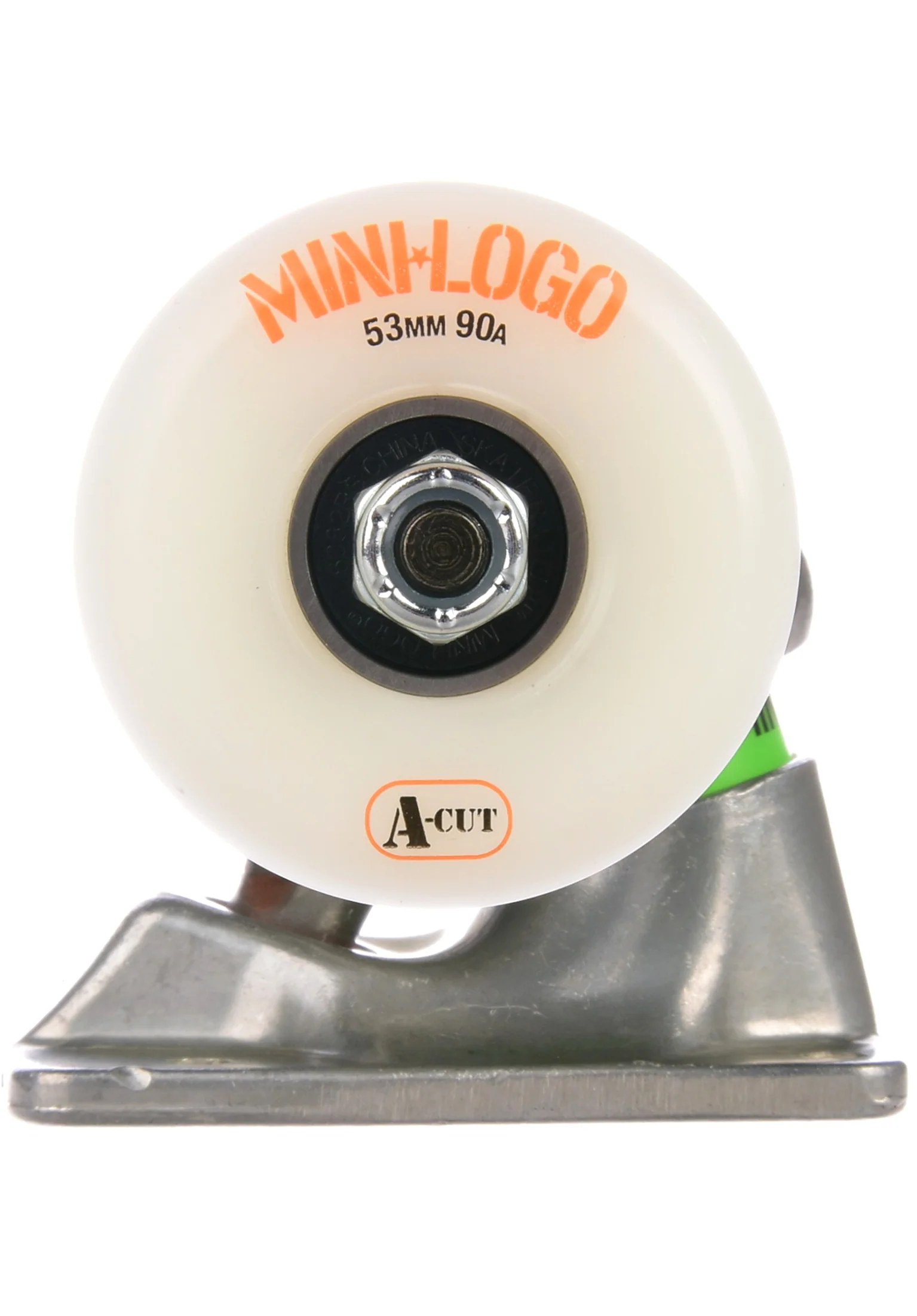 7.13 white A-Cut Wheels 90A Set of 2