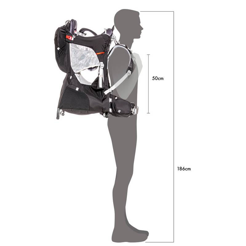 Osprey Poco Plus Child Carrier Starry Black O/S Kraxe