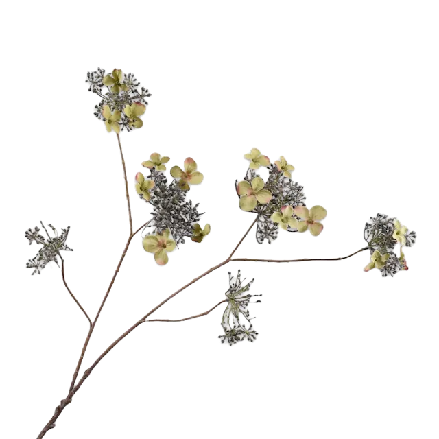 Trendhopper Kunstblume Hortensie Grün 94 cm