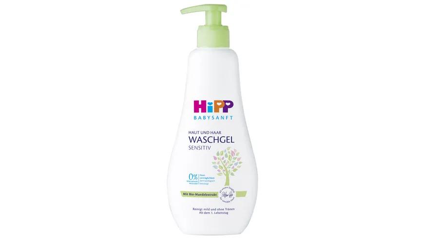 HiPP Babysanft Haut und Haar Waschgel 400 ml
