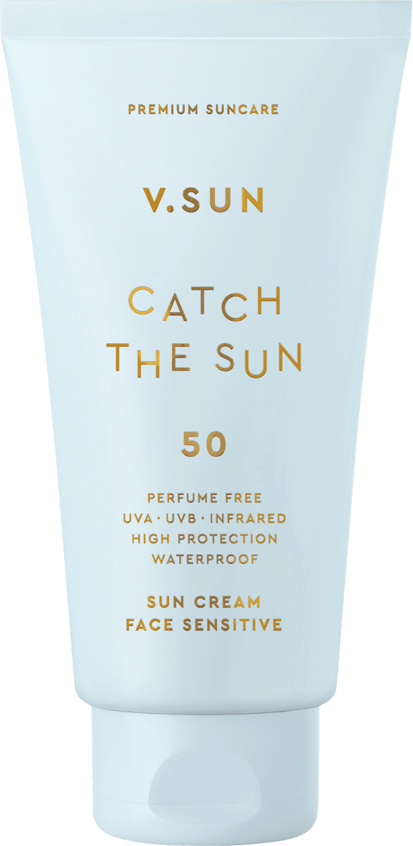 Sonnencreme Gesicht, 'catch the sun' sensitiv, LSF 50, 75 ml