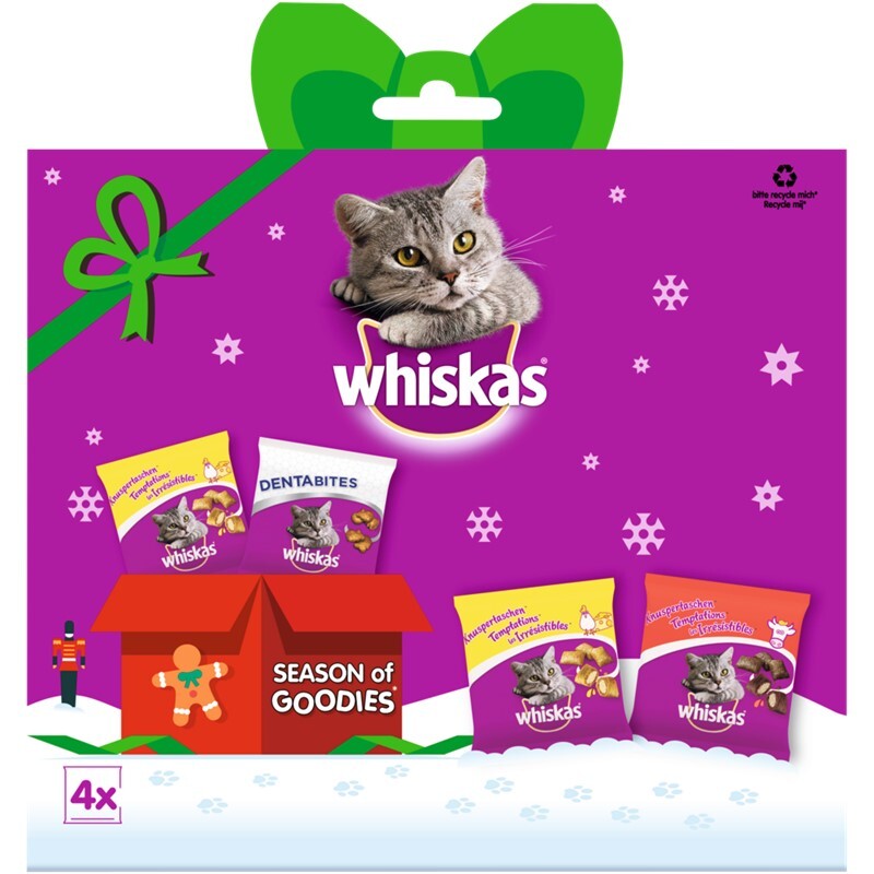 Whiskas Snacks Whiskas X-Mas Geschenkbox 120g
