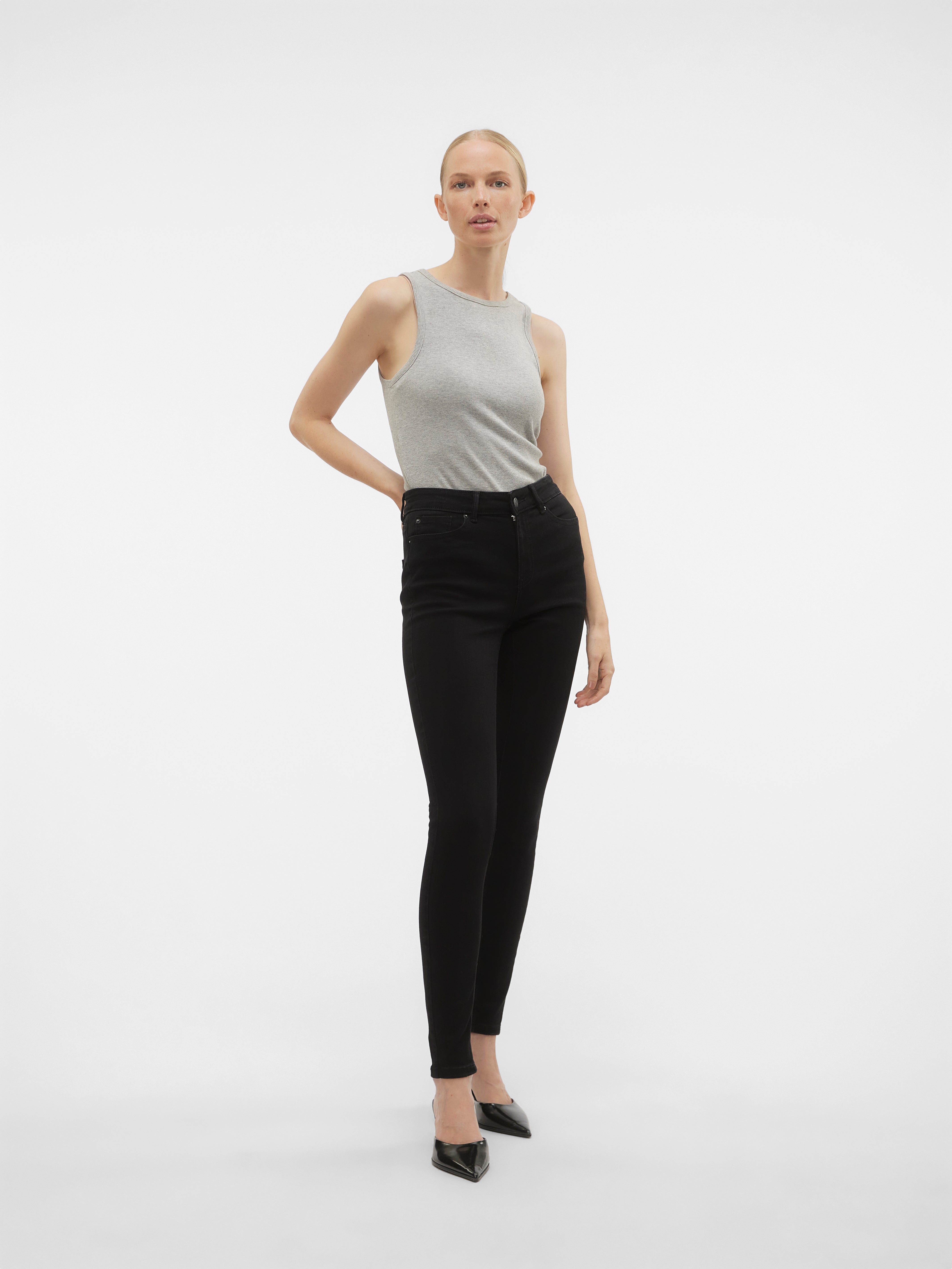 VMFLASH Mid Rise Skinny Fit Jeans