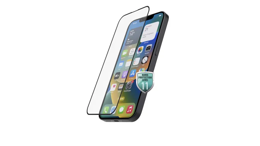 Hama 3D-Full-Screen-Schutzglas für Apple iPhone 13/13 Pro/14, Schwarz