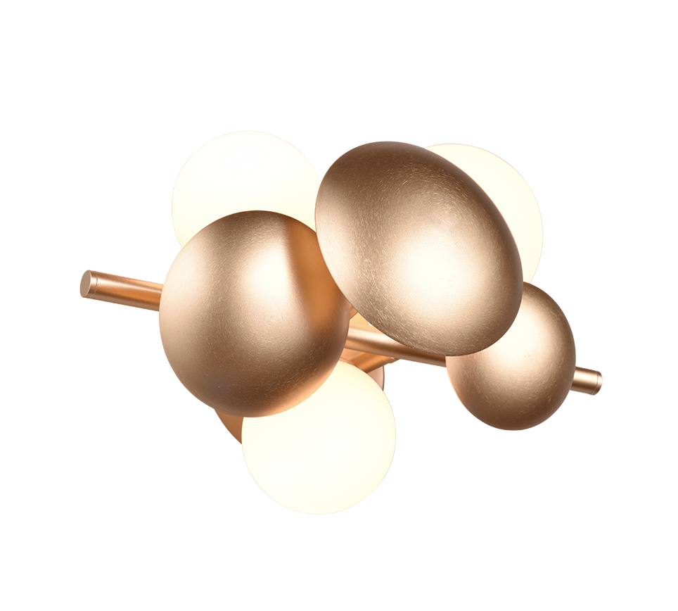 TRIO 3-flg AGL Wandlampe Bubble