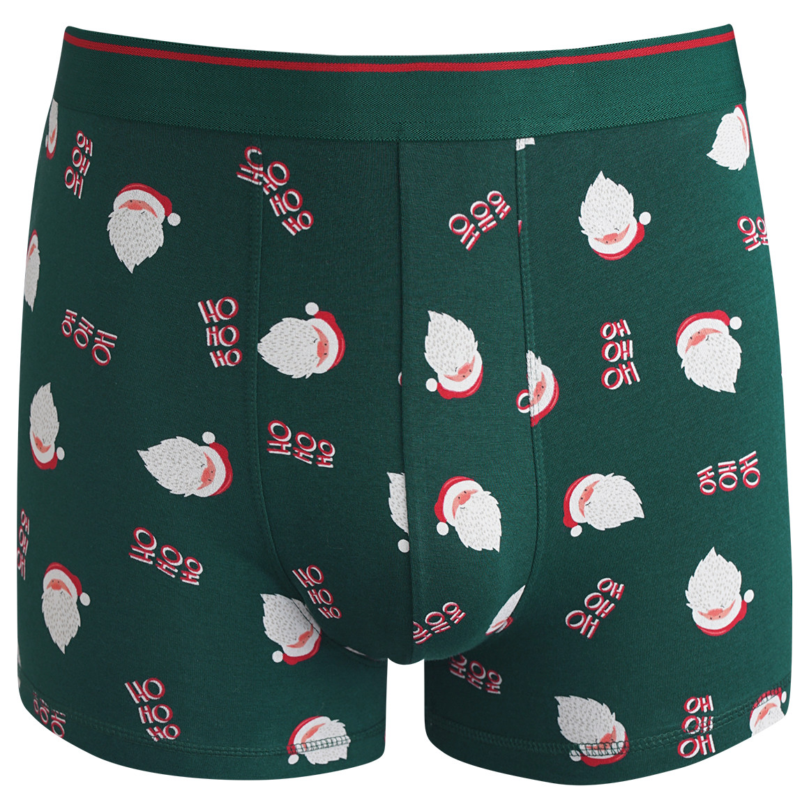 Herren Retroshorts mit Santa-Motiv