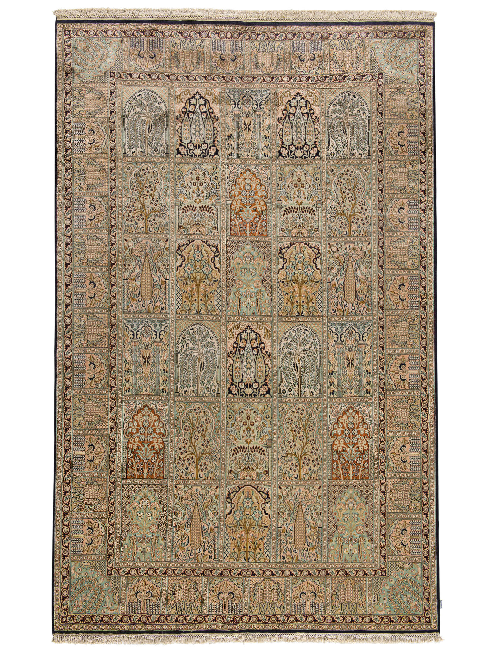 Kaschmir Seide 18/18 ca. 182 x 290 cm, Unikat / Einzelstück