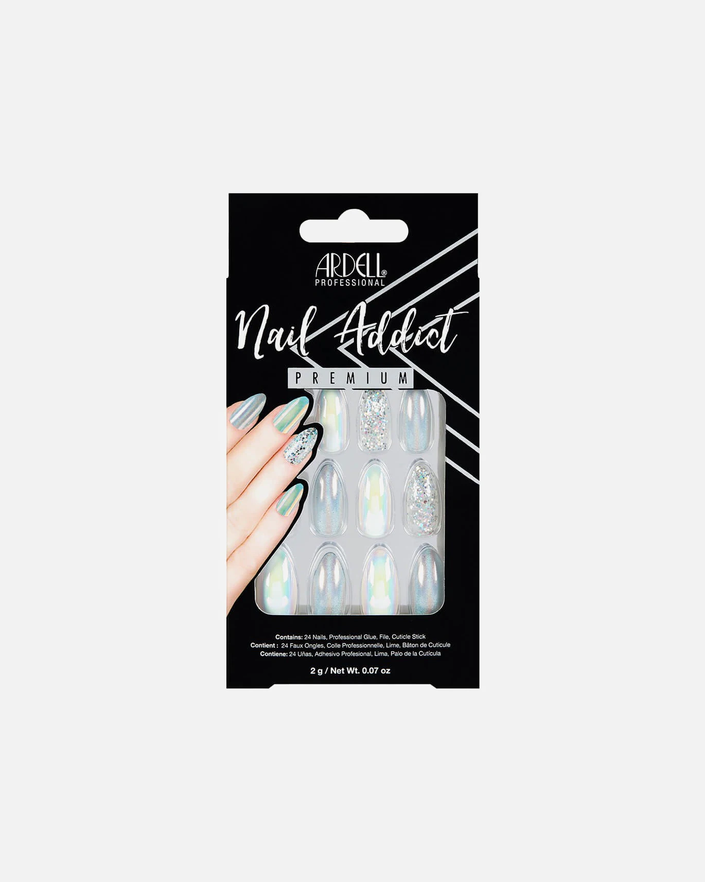 Unghii false Ardell gata de aplicare cu accesorii