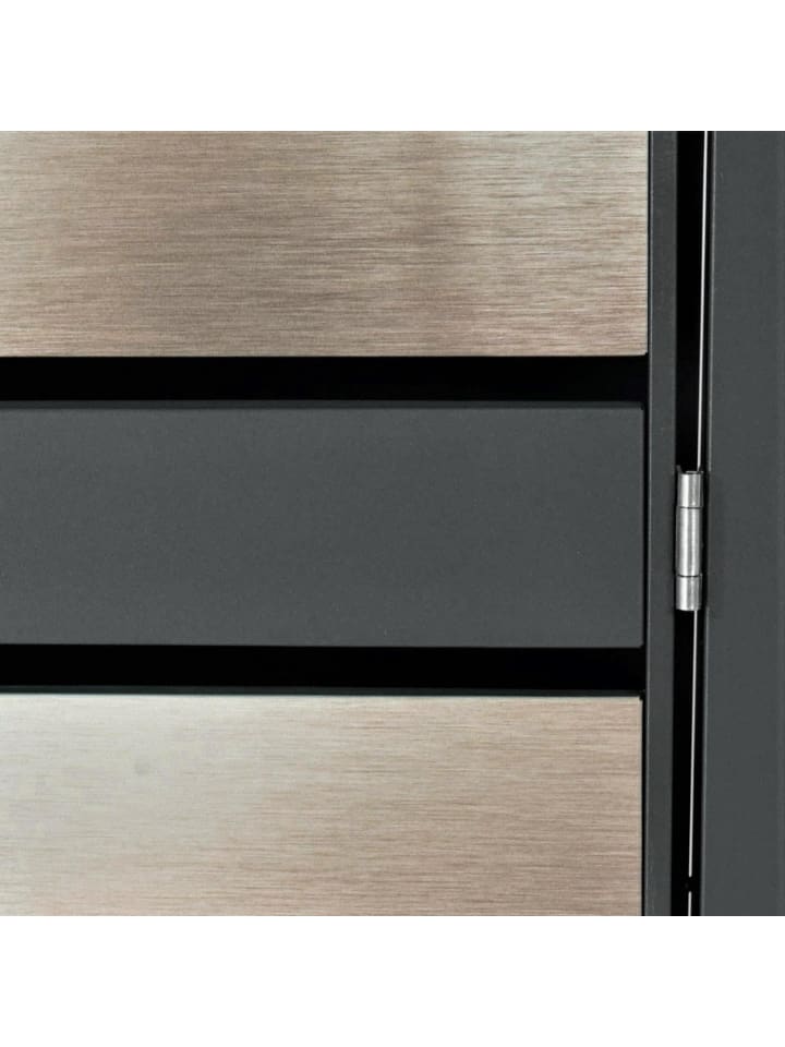 MCW 1er Mülltonnenverkleidung mit Pflanzkasten J81, Gold günstig kaufen onesize