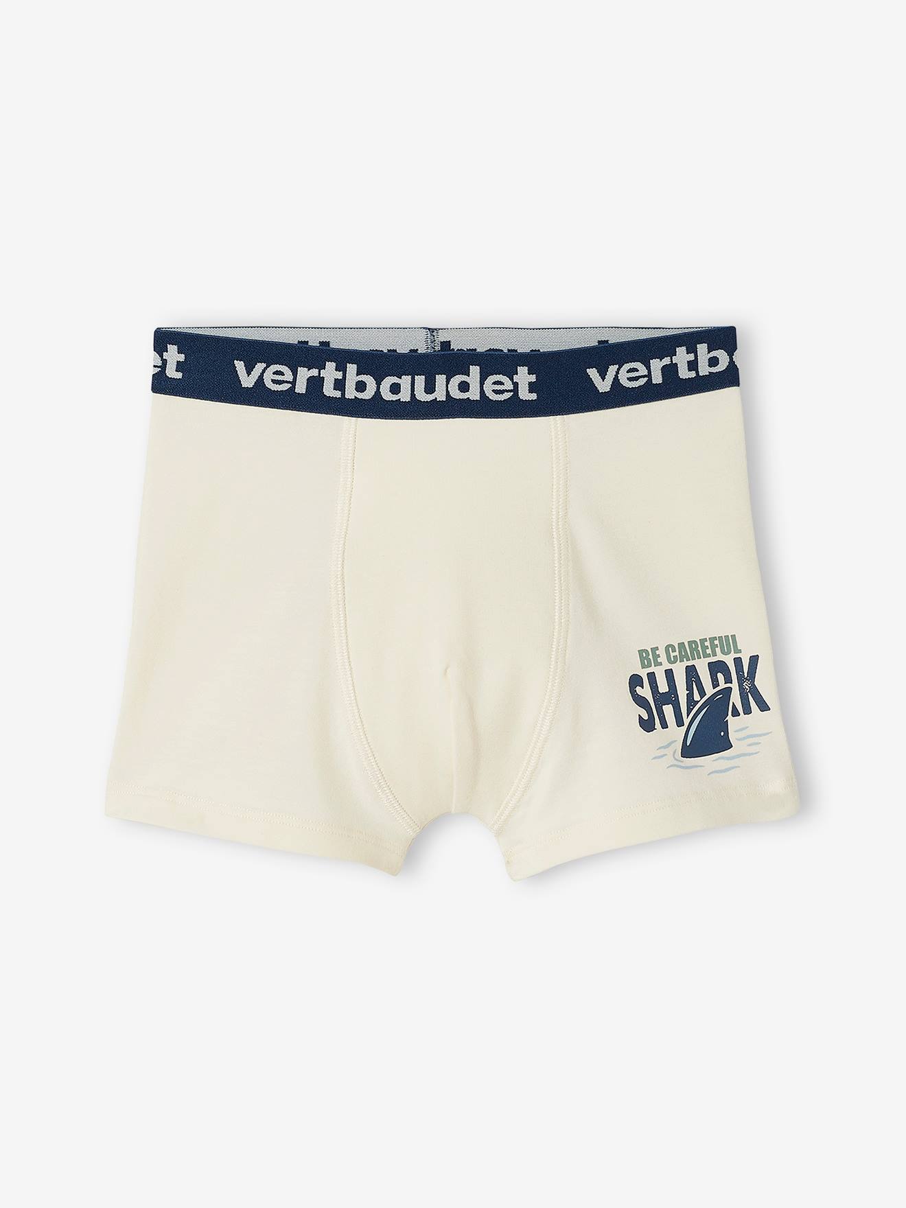 Vertbaudet 5er-Pack Jungen Boxershorts, Haie Oeko-Tex - pack blau