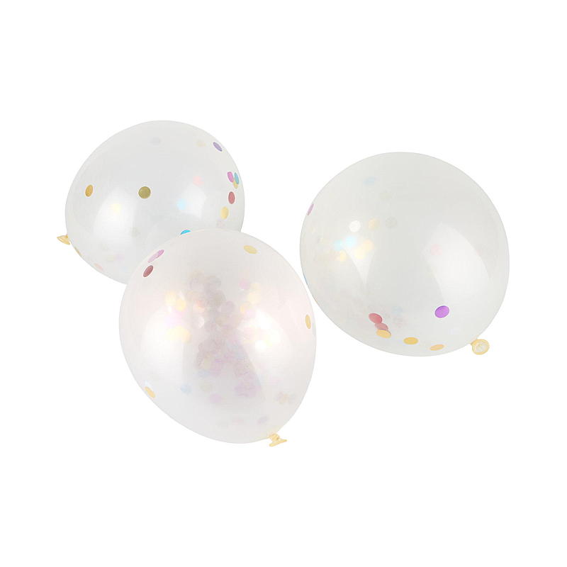 Giform Ballonger 30 cm 6 stk konfetti