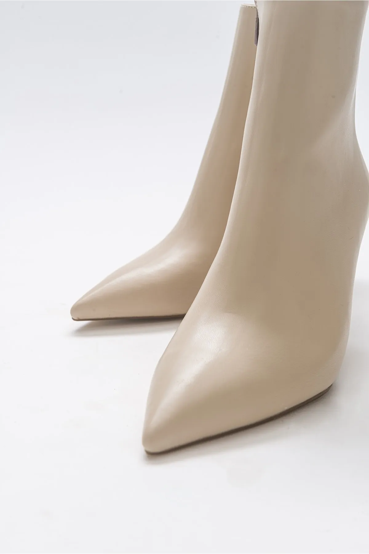 LuviShoes  Raison Beige Damenstiefel