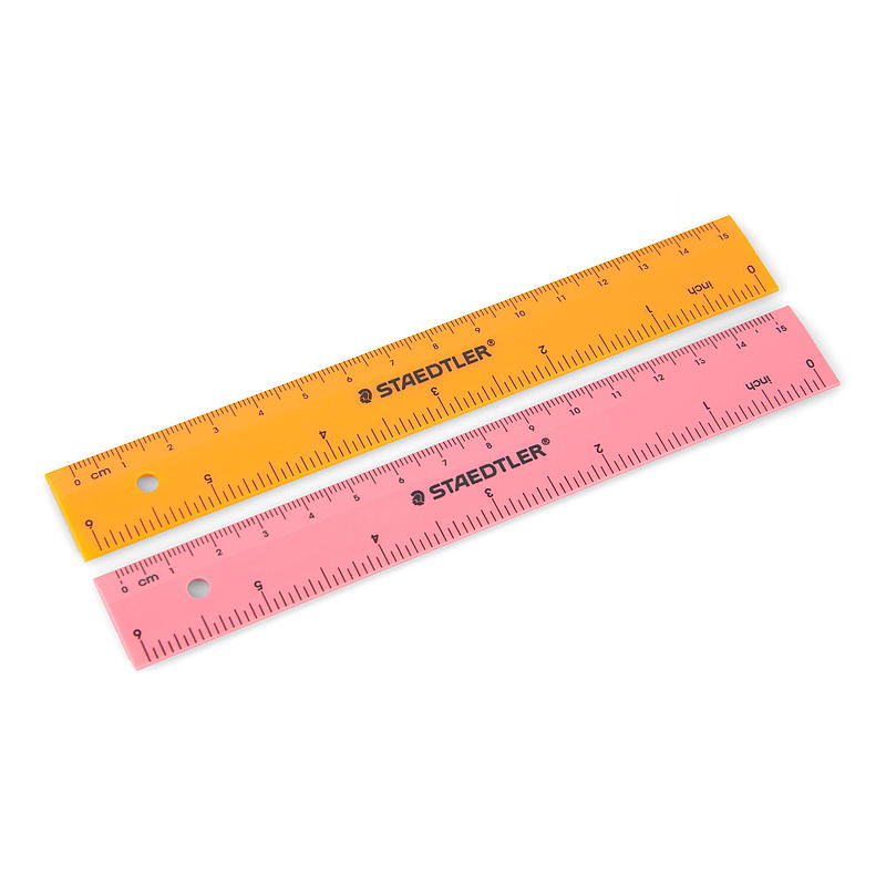 Staedtler Linjal 2-pk Pastel line Staedtler