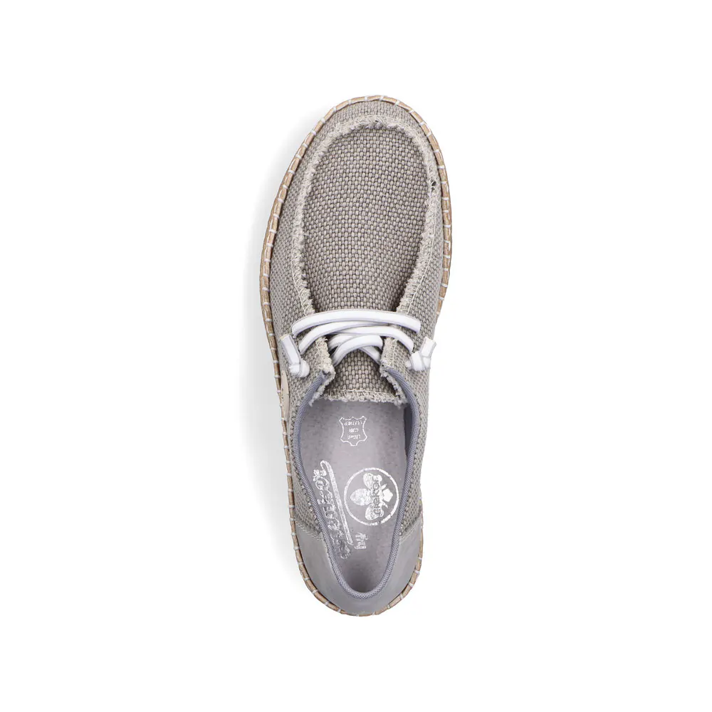 Rieker Damen Slipper stahlbrau