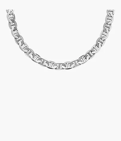 Fossil Kette Heritage Anchor Chains Edelstahl