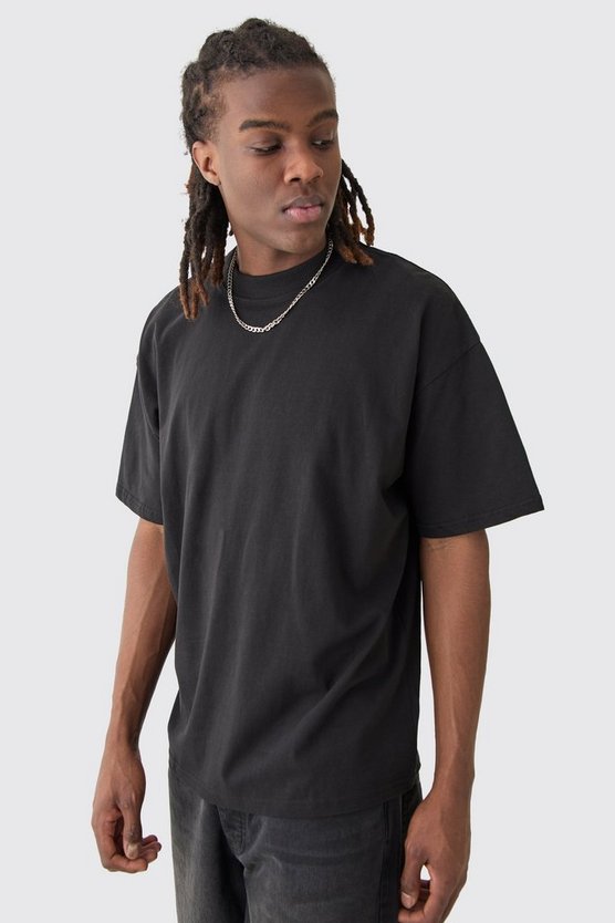 Oversize T-Shirt mit Homme Print