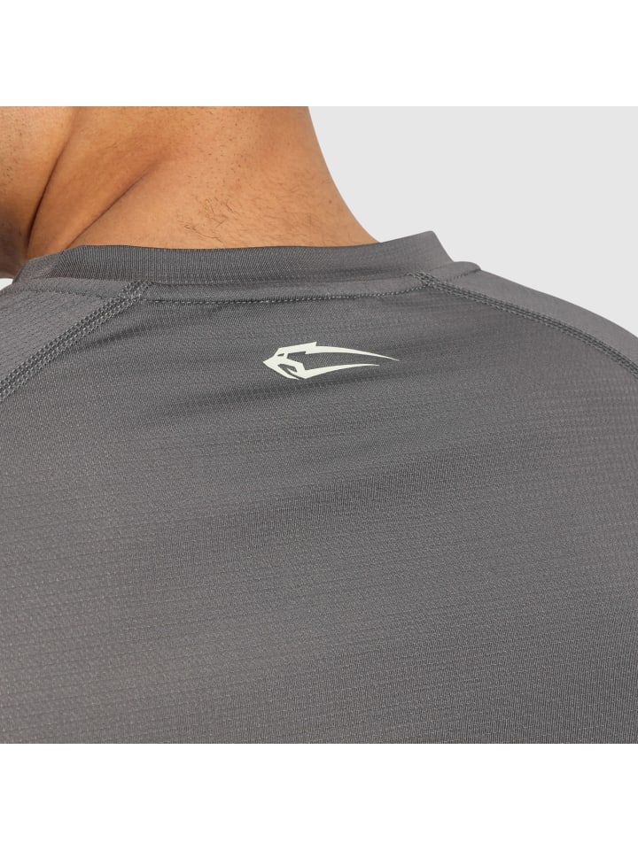 SMILODOX Longsleeve Powerfit in Anthrazit günstig kaufen