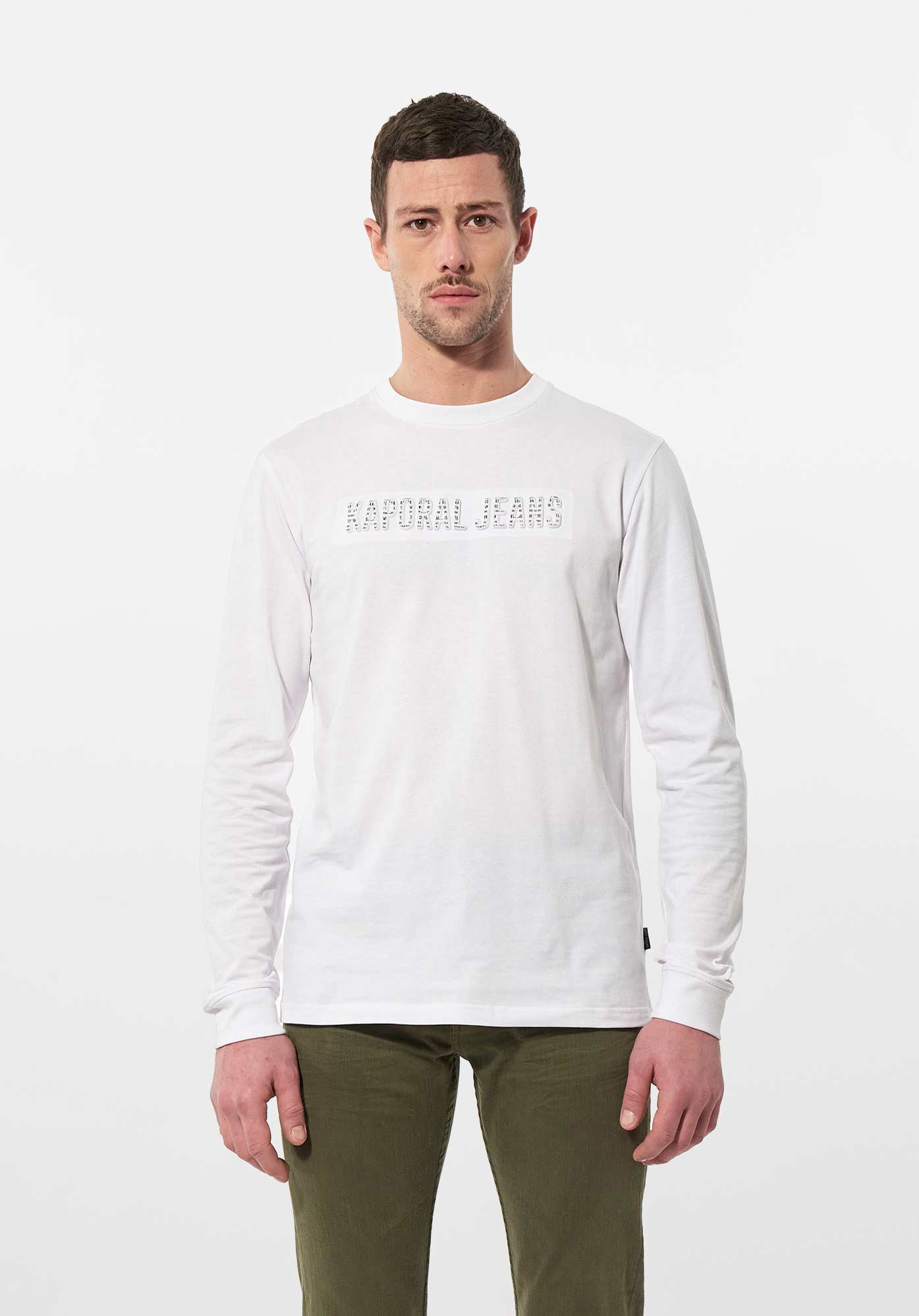 CLUB   T-shirt slim blanc Homme