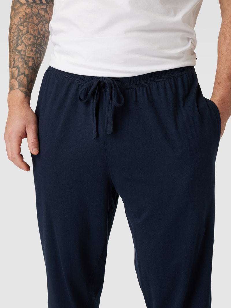 PLUS SIZE Sweatpants mit seitlichen Eingrifftaschen in dunkelblau