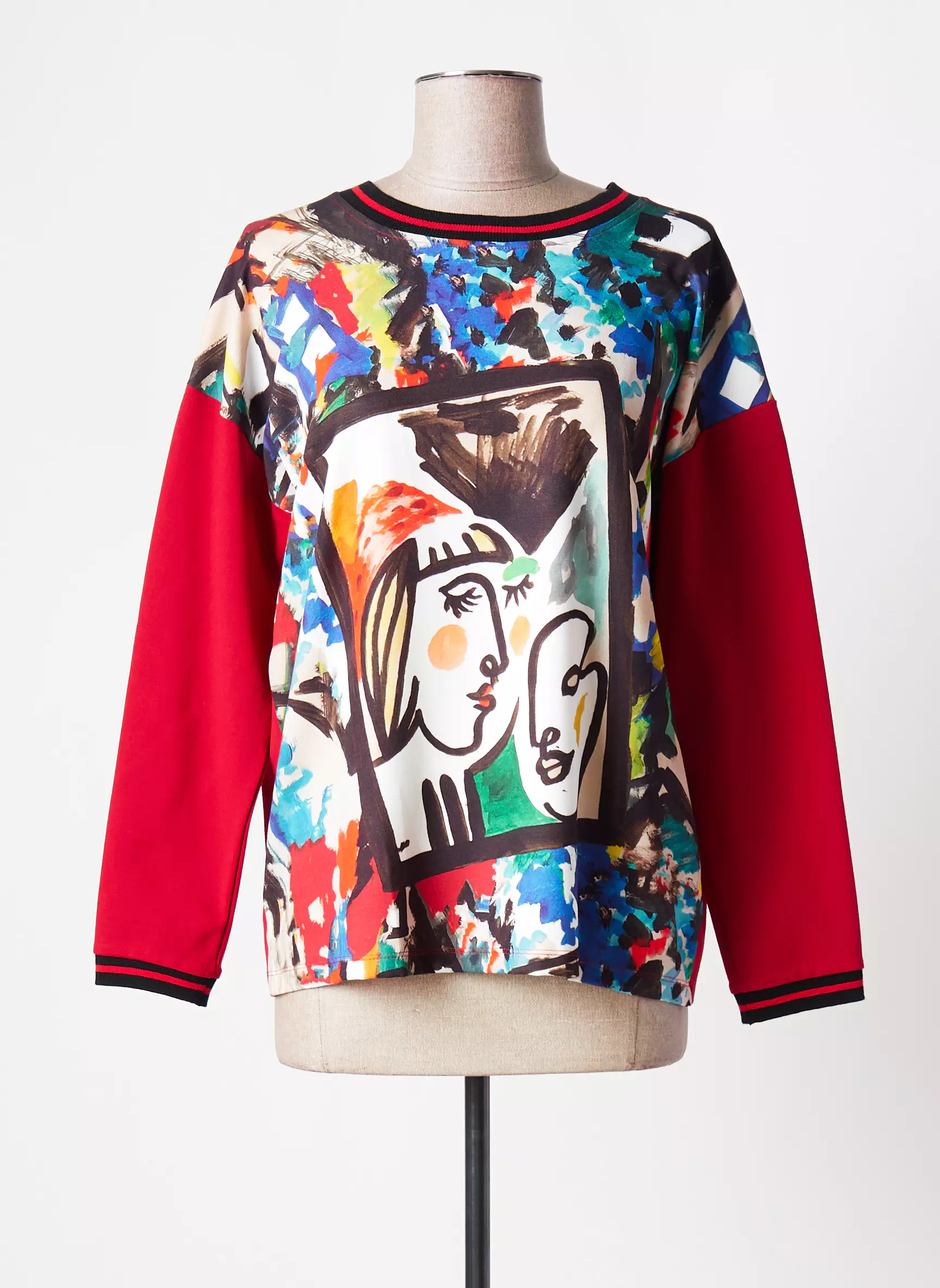 Maloka Tshirts Femme couleur rouge