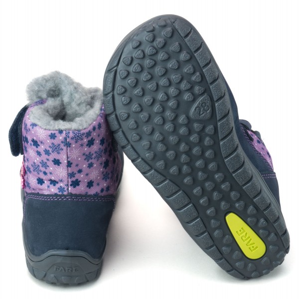 Fare Bare |vB ~ Winterstiefel Leder + Tex ~ Winterzauber Rosa