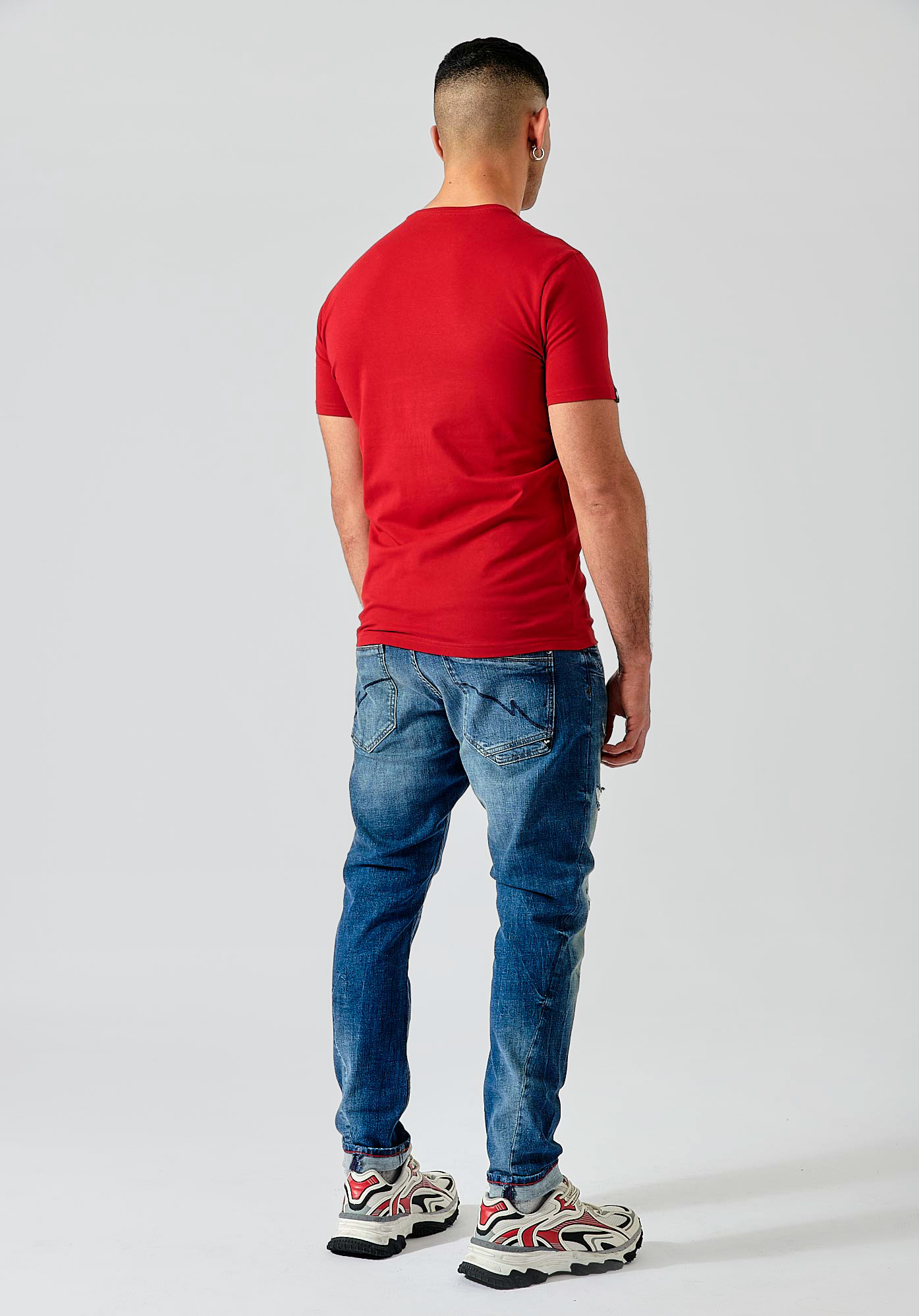 NIRAJ  T-shirt rouge homme
