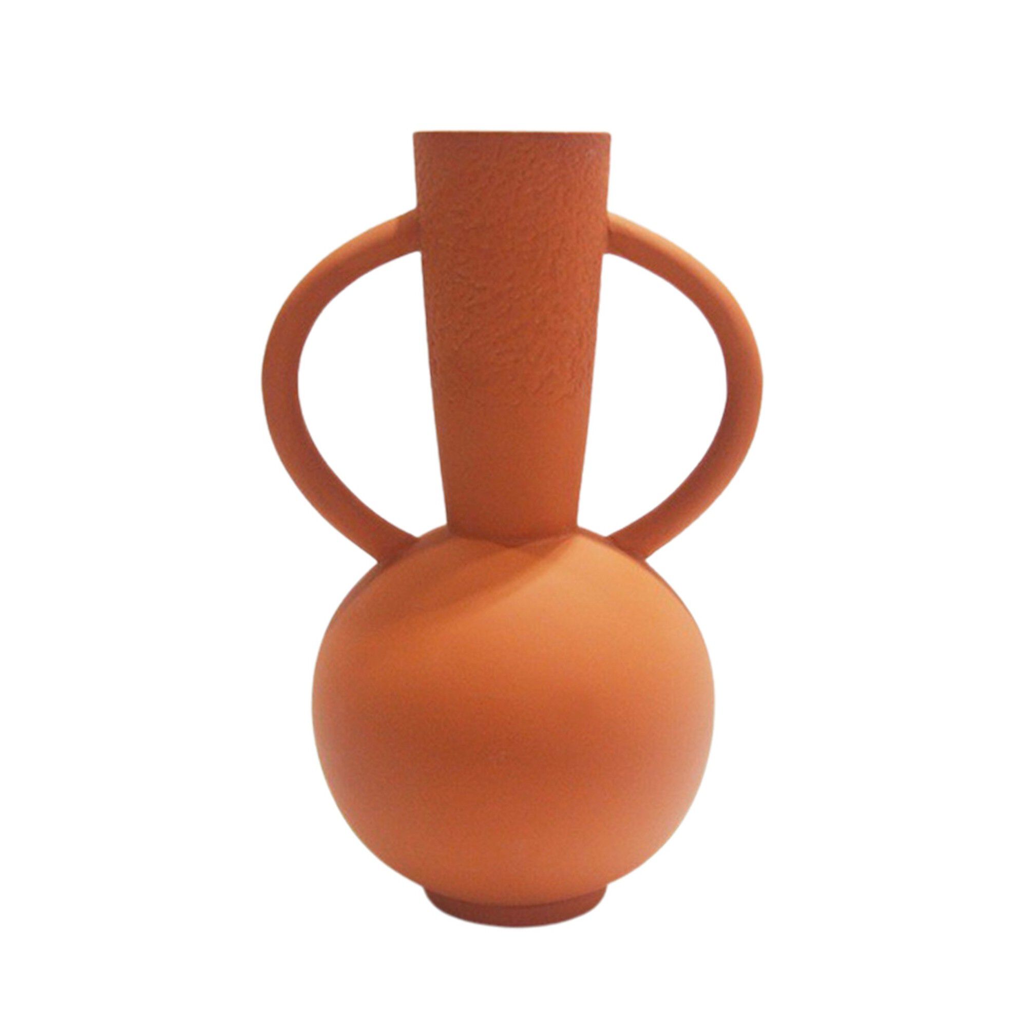 Vase rond céramique, double anses
