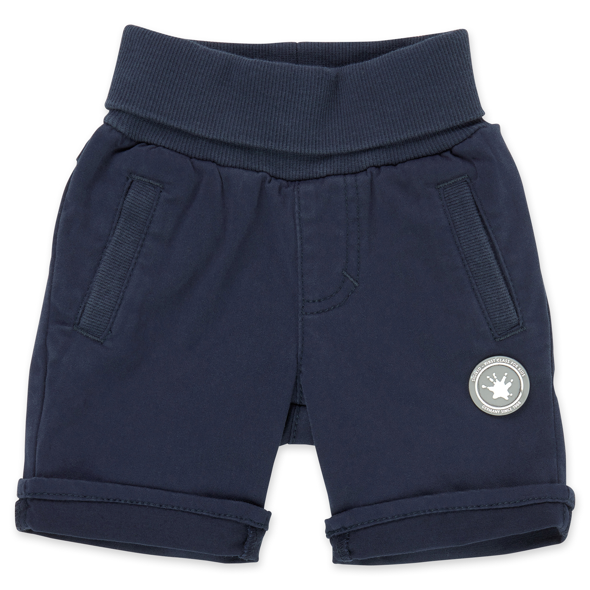 Baby Gabardine Bermuda in Dunkelblau
