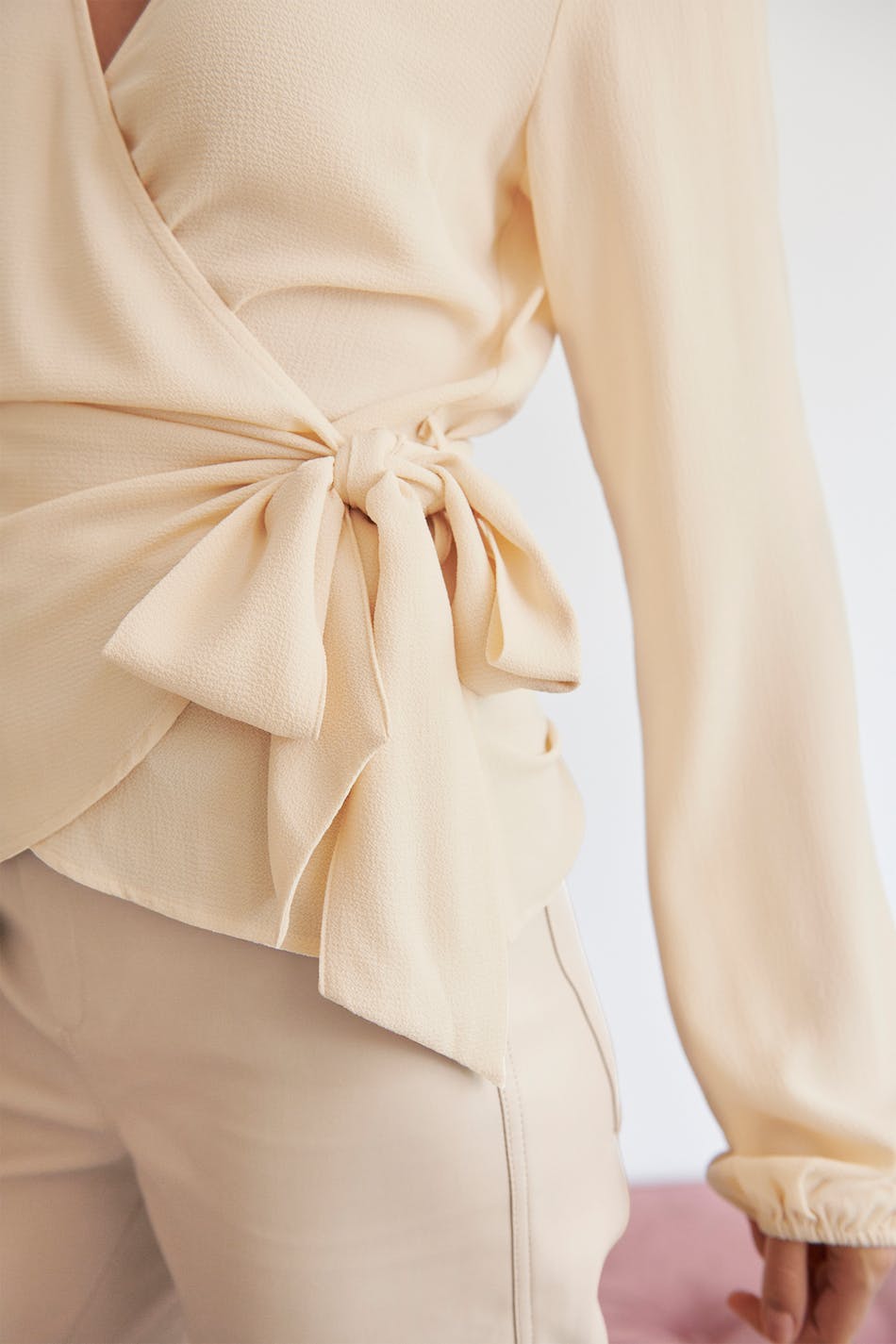 Ally tie blouse