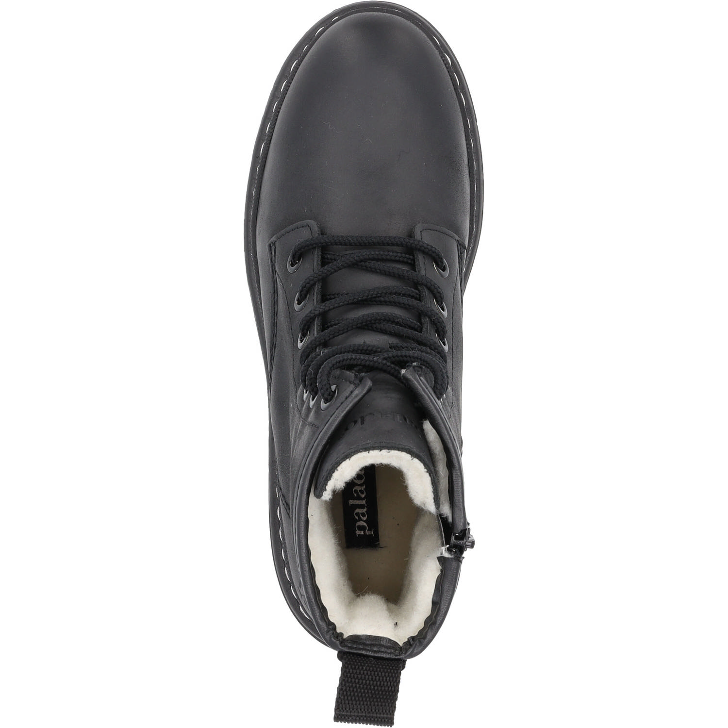 Palado Montecristo, Schnürstiefeletten, Damen, Schwarz Matt