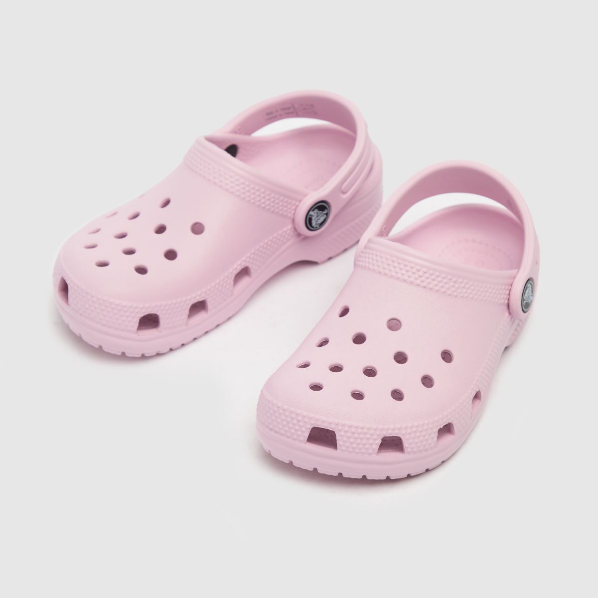 Crocs ljusrosa klassiska träskor flickor juniorsandaler