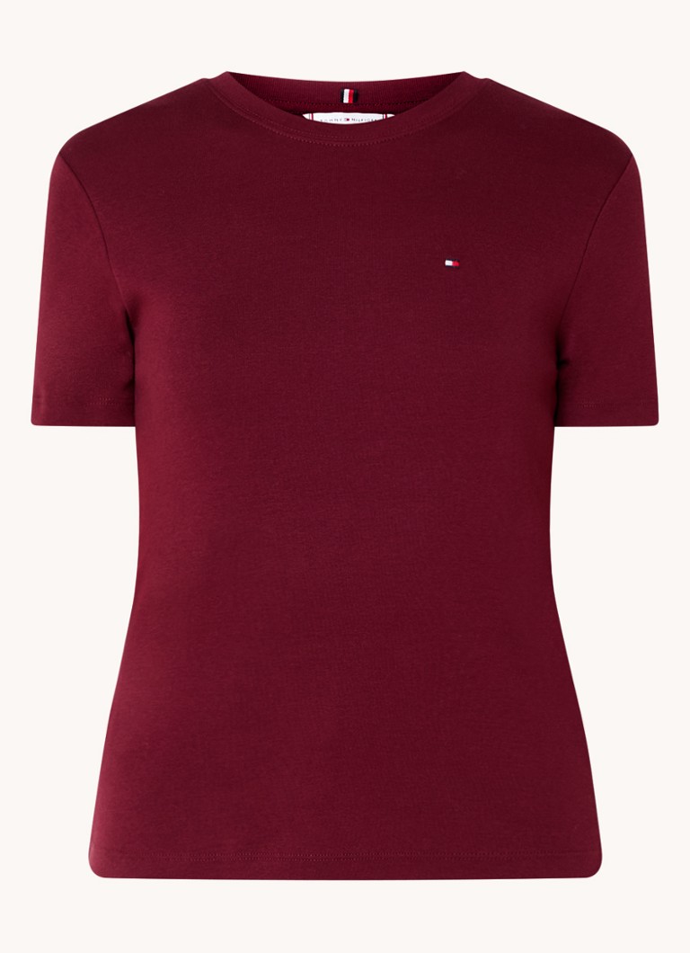 Tricou Tommy Hilfiger Cody cu logo brodat