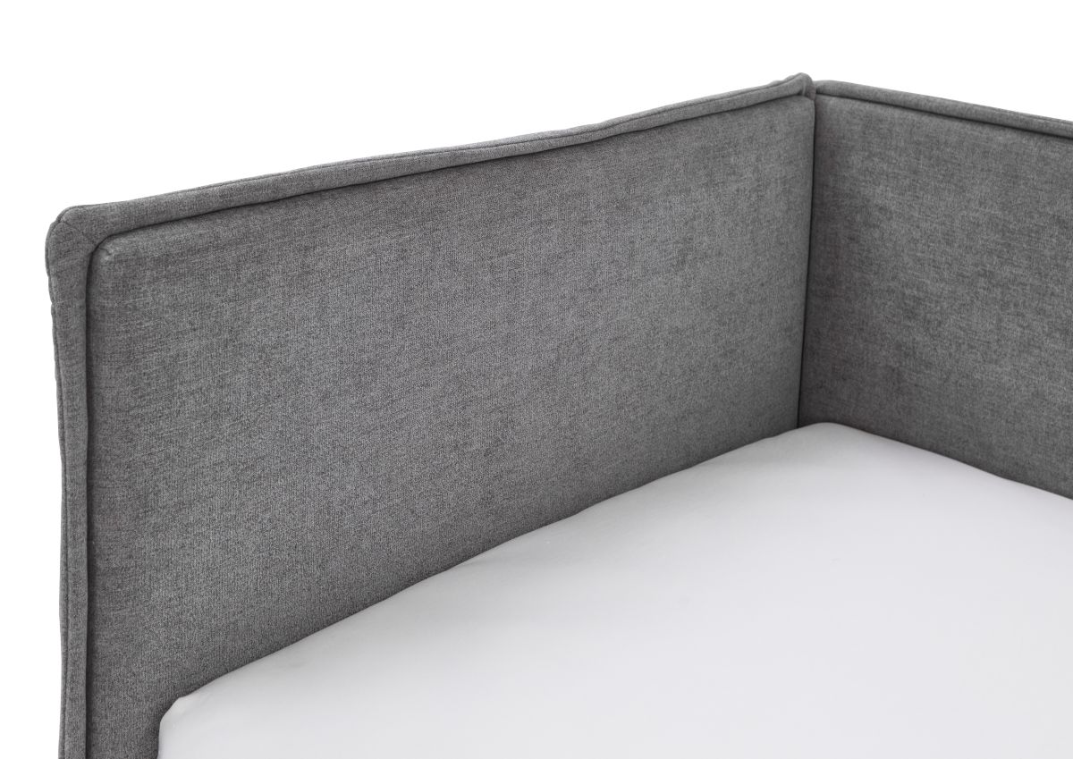 Meise Polsterbett Fun grau 90 x 200 cm
