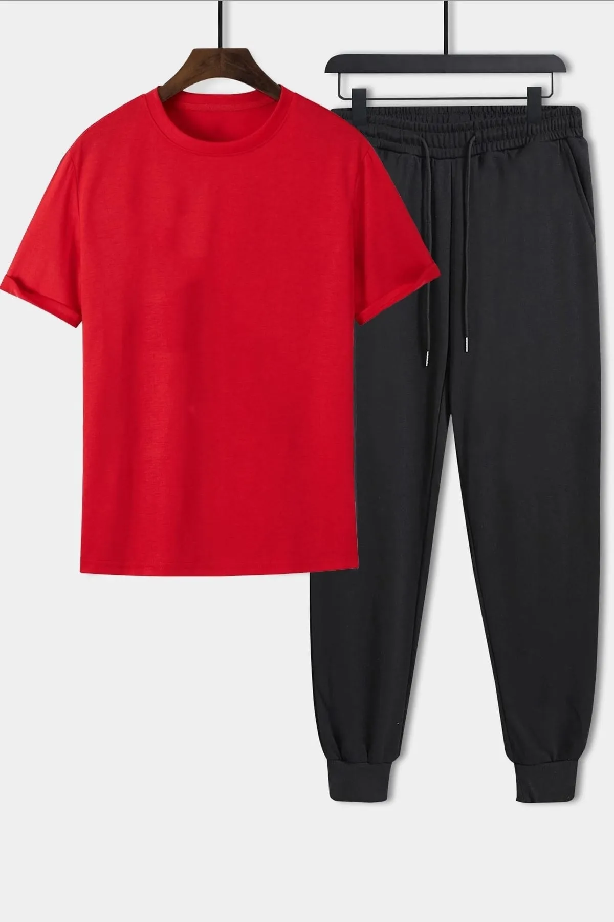 uyguntarz  Bedrucktes zweiteiliges Unisex-Trainingsanzugset „1898 Brooklyn“.