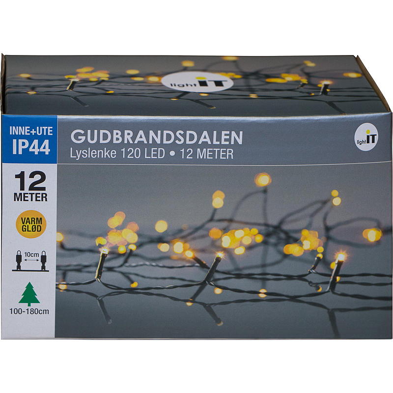 Home Lyslenke 120 LED Varmglød, Gudbrandsdalen