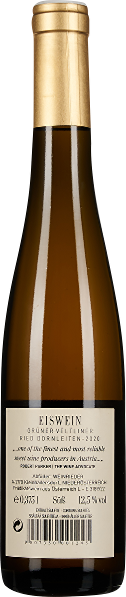Weinrieder Eiswein Grüner Veltliner Ried Dornleiten Halbflasche 2020